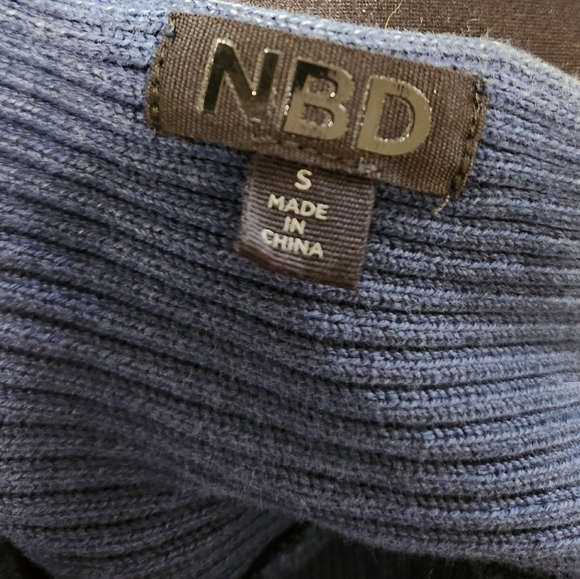 Aritizia NBD Riley Midi Dress Blue Size Small - Picture 7 of 7